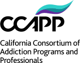 California Consortium of Addiction Programs and Professionals Logo