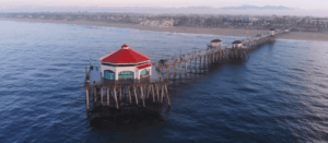 Orange County landmark - Huntington Beach, CA Pier