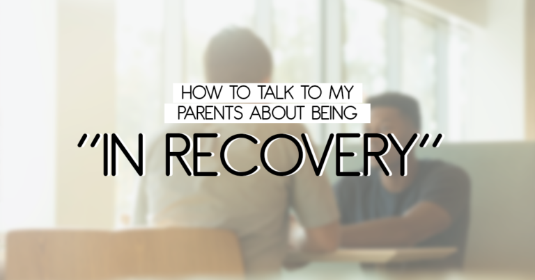 Being in Recovery